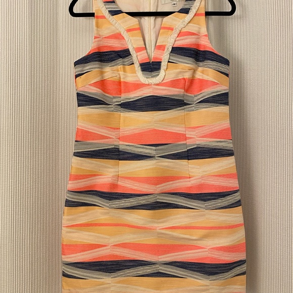 Trina Turk 'Delmi' Jacquard Stripe Shift Dress, Size 6 - Picture 4 of 9